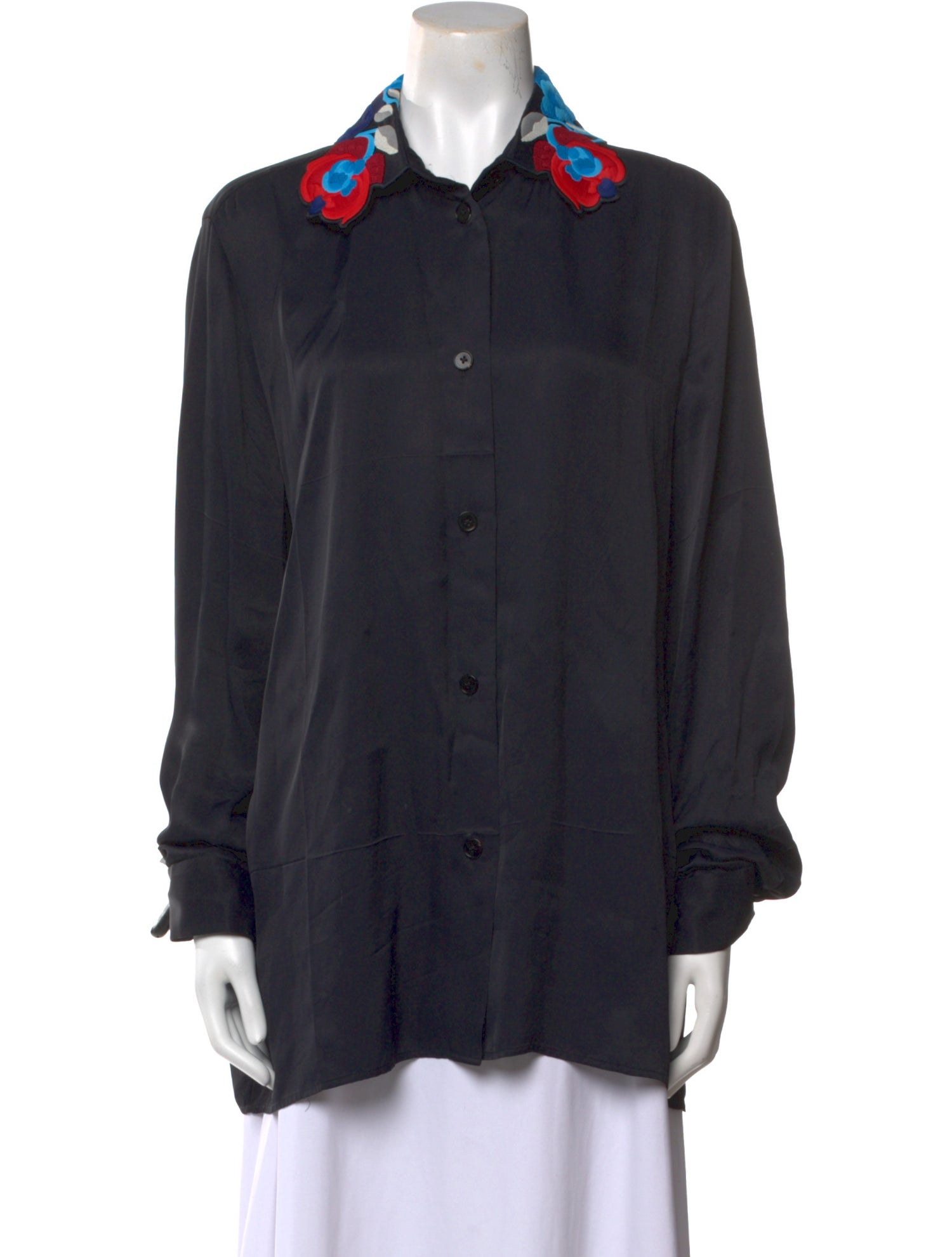 Jil Sander Long Sleeve Button-Up Top